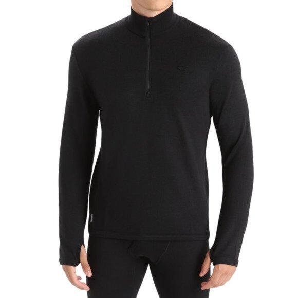 Icebreaker MERINO 100% Wool Half Zip Sweatshirt Long Sleeve Pullover size L - Picture 1 of 13